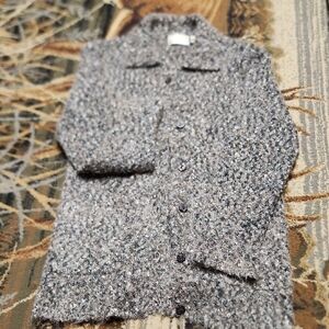 Women's Gray Cardigan Sweater
